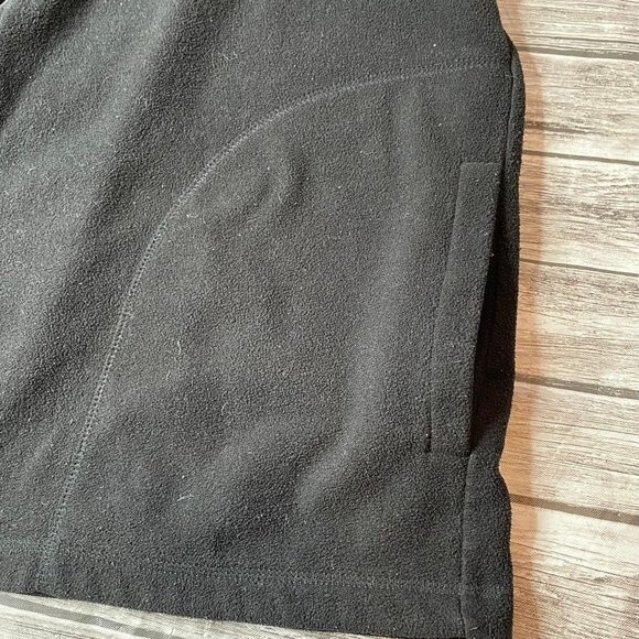 Croft & Barrow Fleece Jacket Black L LG Large Tall LT Full Zipper Zip Warm Cozy - Picture 5 of 10